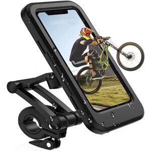 Sollbry - Bike Phone Holder, Motorcycle Phone Holder, Universal Bike Mount, Waterproof Touch Screen with 360° Rotation, Cell Phone Holder for