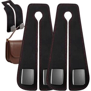 Pack Car Seat Back Double Hook - 2 in 1 Creative Car Headrest Organizer Hooks, Universal Car Hooks for Handbag, Grocery Bag, Purse - Sollbry
