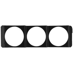 Tlily - Triple 52mm x 3 Gauge Holder Pod Panel - Standard Stereo Radio Slot Single Din Universal