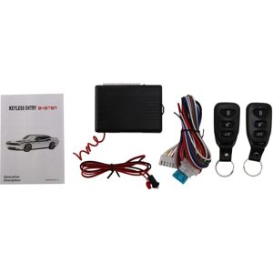 TLILY Universal Car Alarm Systems Auto Remote Central Kit Door Lock Keyless Entry System Locking with Control