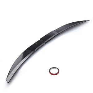 Tlily - Universal Car Spoiler, Adjustable Rear Trunk Spoiler Lip Roof Tail Wing Accessories, Carbon Fiber