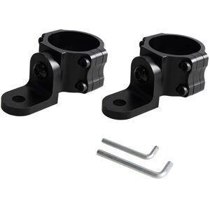 TLILY Utv led Whip Light Mounts cb Antenna Bracket for 1.5inch-2inch atv Rollbar Cage 4X4 Accessories, 2PCS Black