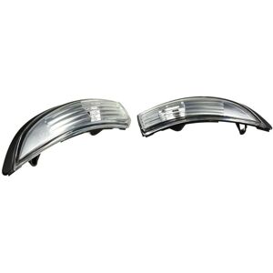 TLILY White Reversing Mirror Steering Lamp Rearview Mirror Steering Lamp Without Bulb Suitable for Fiesta 2009-2015.