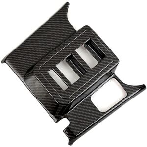 TLILY Window Lift Switch Control Panel Cover Trim for 2021-2024 Accessories Carbon Fiber