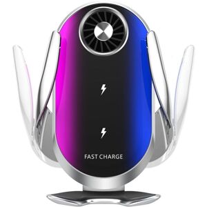 TLILY Wireless Car Charger Phone Holder,15W Fast Charging Charger, Auto Clamping Vent Holder for Smartphone