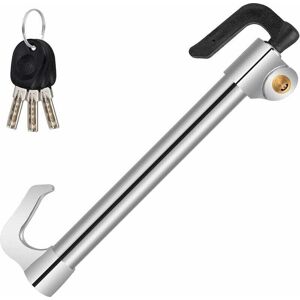 ZVD-Car Steering Wheel Lock - Universal Steering Wheel Lock, Car Anti-Theft Rod, Auto Steering Wheel Lock with 3 Keys, Made of Stainless Steel, for
