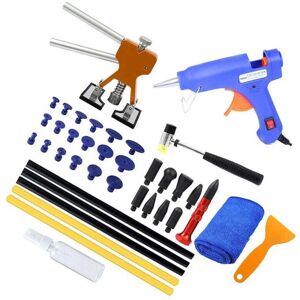 ZVD Paintless Dent Repair Kit with Glue Gun, Gold Dent Puller, for Car, Refrigerator, Motorcycle Body, Door