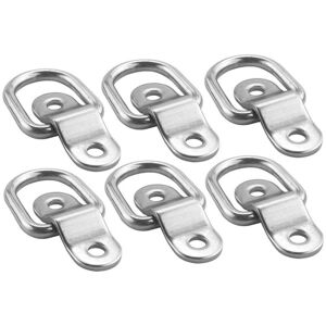 CYSLMUK 8Pcs d Ring Tie Down Load Anchor Ring Trailer Anchor Forged Lashing Ring with 16Pcs Screws for Securing Load in Truck Trailer CYSLMUK 8Pcs d Ring Tie Down Load Anchor Ring Trailer Anchor Forged Lashing Ring with 16Pcs Screws for Securing Load in Truck Trailer