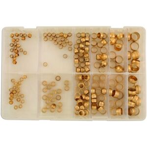 Connect - Assorted Metric Brass Barrel & Stepped Olives 200pc 31887 Connect - Assorted Metric Brass Barrel & Stepped Olives 200pc 31887