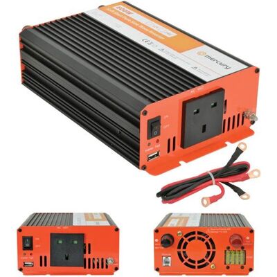 Mercury - 652.102UK - 12Vdc - Pure Sine Wave - Inverter Mercury - 652.102UK - 12Vdc - Pure Sine Wave - Inverter