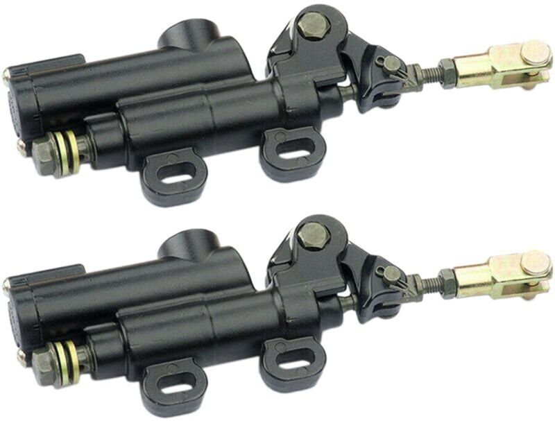 Tlily - 2X Universal Motorcycle Rear Hydraulic Brake Master Cylinder Pump for atv suv
