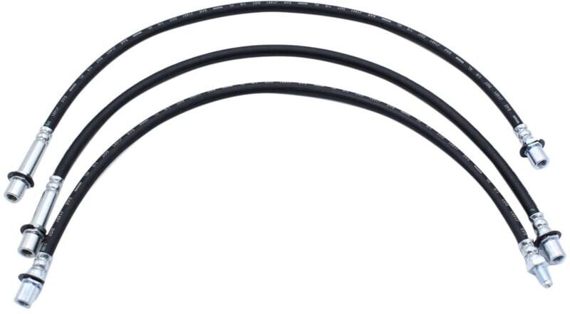 Tlily - 3Pcs Front Rear Extended Brake Line Hose Kit For Toyota Hilux LN106 LN46 LN60 LN65 RN105 YN65 YN67