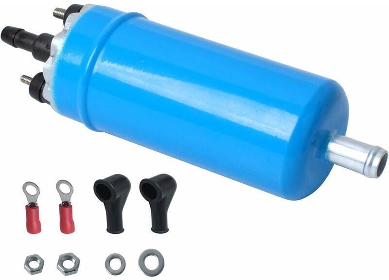 Gotrays - 0580464070 Universal 12V High Pressure Electric Fuel Pump 0580464070 0580464038 with Installation Kit