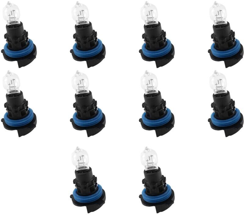 TLILY 10 Pcs Front Daytime Running Light Bulb with Base 6216F6 89072904 PH24W for Peugeot 3008 5008 Citroen C5 12V 24W