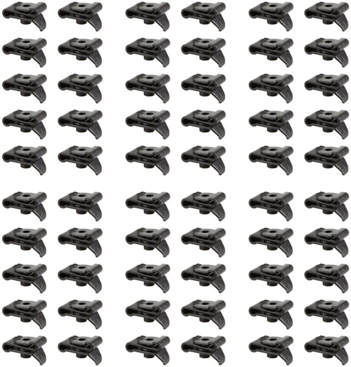 Tlily - 60Pcs Fender Liner Nut Fastener Push Clips Retainer for Lexus CT200 HS250 RX300 RX330 RX350 RX400 Scion iq xb xd Toyota