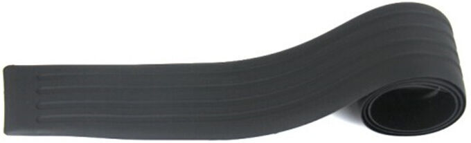 AlwaysH Universal Anti-Scratch Rear Bumper Protector Black Rubber Trunk Door Entry Guard 90x8cm