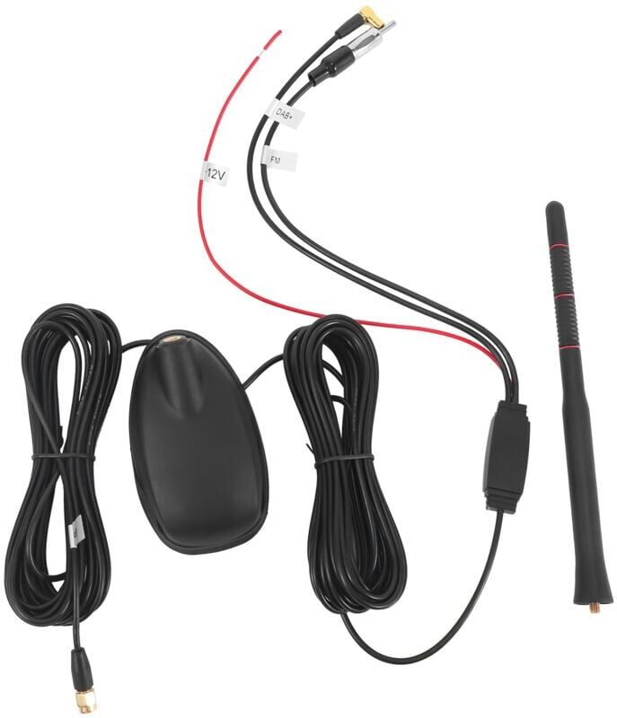 Tlily - Antenna Car +gps+fm Active Amplified Roof Mount Waterproof Dustproof Universal Auto Accessories