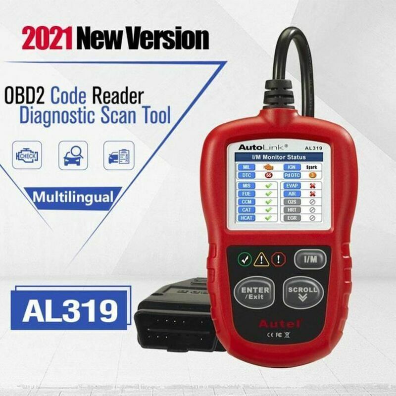 Pagne - Autel AL319 OBD2 Auto Diagnostic Suitcase Multi-brand Scanner In French