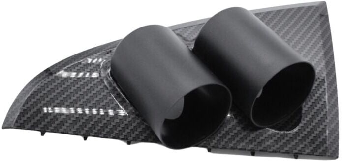 Tlily - Car Gauge Pod Dash Mount Panel Holder Meters 52mm Hole Diameter Carbon Fiber Trim for Falcon 02-2011 rhd