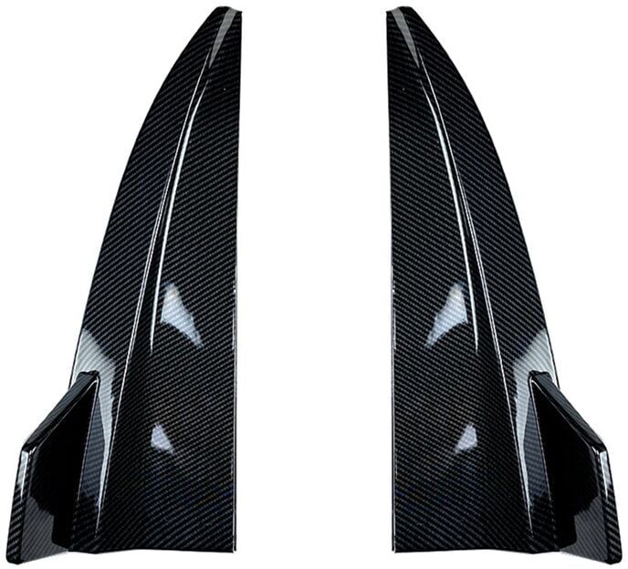 Tlily - Car Rear Bumper Diffuser Side Splitters for Mercedes Benz C-Class Variant Wagon S205 C180 C200 C43 amg 2015-2020(Carbon)