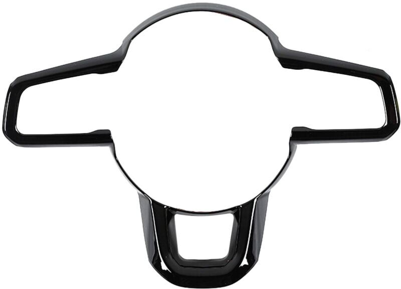 Tlily - Car Steering Wheel Cover Trim Interior Accessories for jl jt 2018 2019 2020 2021 ,Black