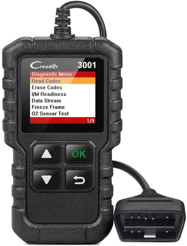 LINGHHANG Diagnostic Launch CR3001 Car Diagnostic Scanner OBD2 Auto Diagnostic Tool for Gasoline and Diesel Cars, Read and Clear Engine Fault Codes, OBD Reader