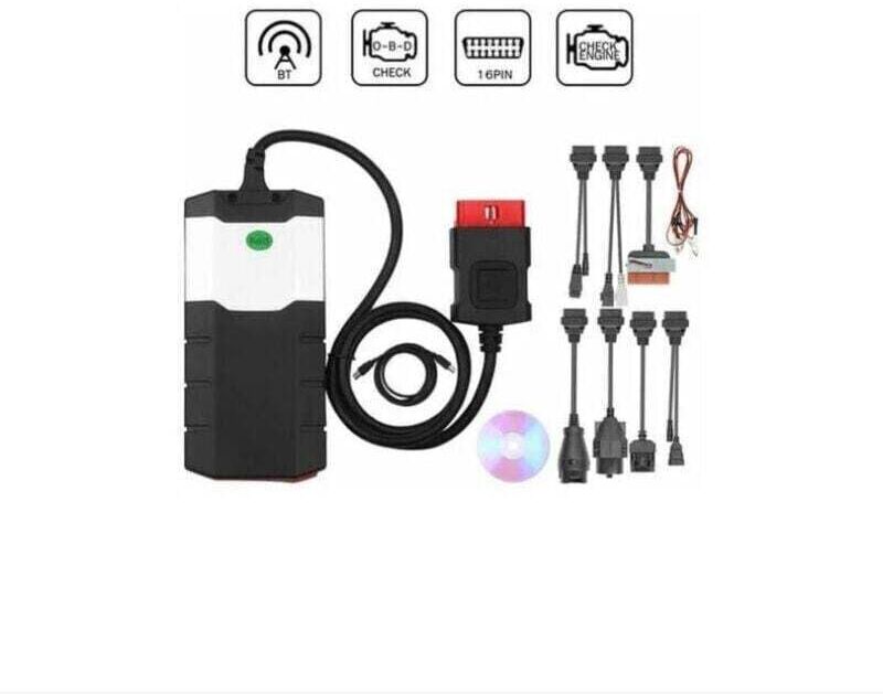 Ymyny - Ds150E Bt cdp tcs Error Car Truck Diagnostic Tool with 8 Cables obd 2 Car Code Reader Support Car Engine System Auto Diagnostic Tools Truck