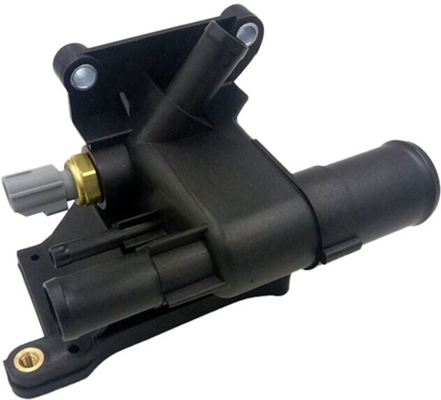 Tlily - Engine Coolant System Water Outlet Cooling Thermostat Housing for 06-13 Mazda 3 5 6 10-12 CX7 LF94-15-17Z LF941517Z