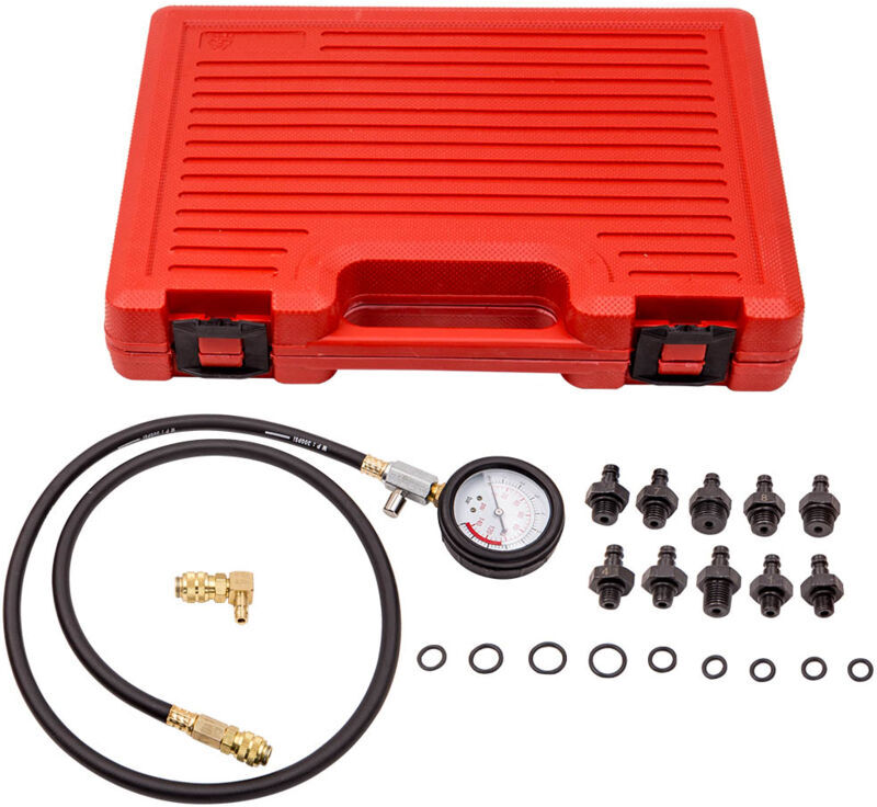 Maxpeedingrods - Engine Oil Pressure Test Kit Tester Car Garage Tools Oil Switch Port Adaptors uk
