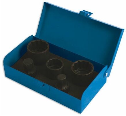 Laser - Tools vag Metric Hub Nut Socket Set 1/2''D Impact Boxed 5pc 4925