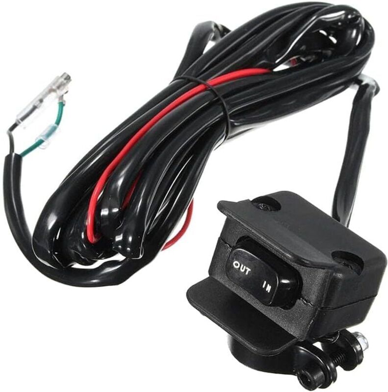 ANPVIZ Motorcycle ATV winch rocker switch handlebar control instrument cable
