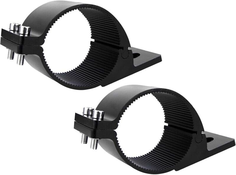 Sollbry - 2Pcs Work Light Mounting Bracket, 3 inch 76mm - 81mm, Adjustable Universal Bar Tube Clamp Led Bar Holder Mount for Offroad Car Truck