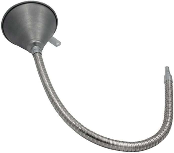 TLILY Universal Car Oil Fill Funnel Iron with Flex Tip for Engine Transmission Fluid Power Steering