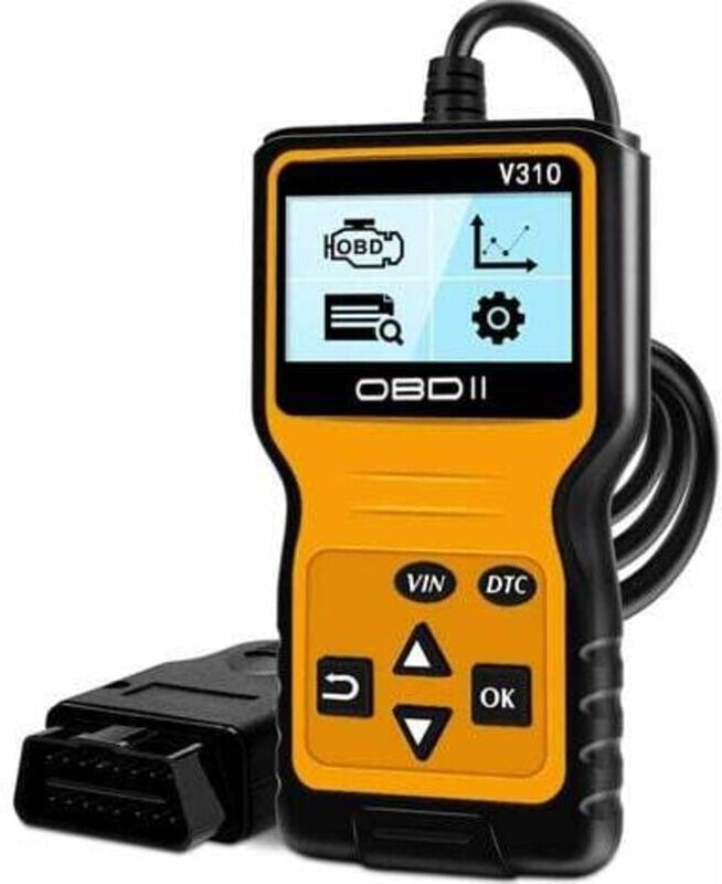 GOTRAYS V310 OBD2 Scanner Universal obd ii Engine Fault Code Reader Automotive can Diagnostic Scan Tool for obdii Compliant Vehicles Since 1996 (Yellow)