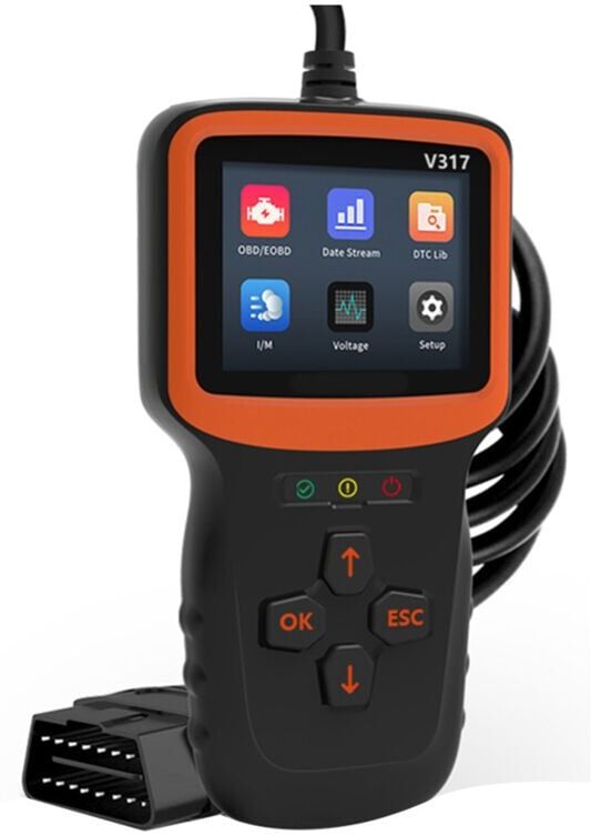 Tlily - V317 Obd2 Scanner Automotive Professional Diagnostic Tool Check Car Engine Fault Light Code Reader Vehicle Reset Clear