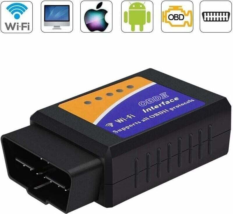COOCHEER WiFi OBD2 Diagnostic Tool, OBD2 ELM327 Car Diagnostic Tool, OBD II Diagnostic Scanner for All Vehicles, Universal Error Code Car Connector for Tablet