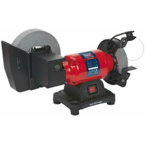 Loops - 150mm Bench Grinder - 200mm Wet Stone - 250W Induction Motor - Blade Sharpener