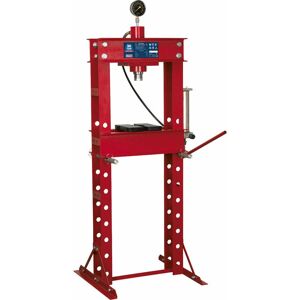 LOOPS 30 Tonne Floor Type Hydraulic Press - Sliding Ram Assembly - Pressure Gauge