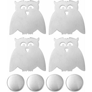 Tinor - 4 Pieces Magnetic Tablecloth Weights Magnet Window Shower Curtain Drapery Weights Pendant for Picnic Tables Tablecloth Weights Outdoor Owl