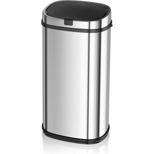 Richards Chroma 971504 Square Kitchen Bin with Infrared Motion Sensor Technology, 42 Litre Capacity, Stainless Steel - Morphy