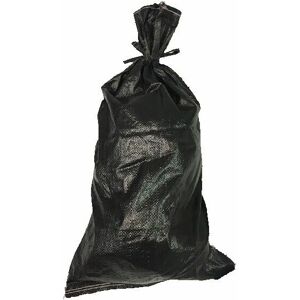 50 Yuzet Black Sandbag Polypropylene Woven uv Proof Rot Proof- Empty - Black