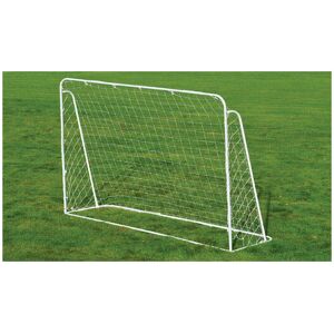 Charles Bentley - 7ft x 5ft Metal Football Goal Posts Net - White