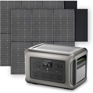 Allpowers - Home Battery Power Station LiFePO4 3168 Wh, Voice Control With 2Pcs 600W Solar Panel For Home Backup Outdoor R3500