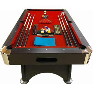 Simba - Billiard Table 7-foot red complete with accessories - Red Devil