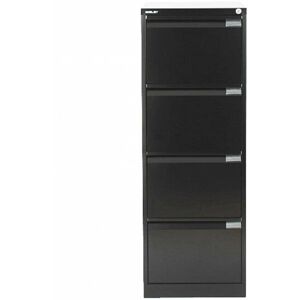 4 Drawer Foolscap Filing Cabinet BS4G - Black - Bisley