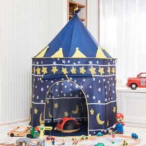 LIVINGANDHOME Children Kids Pop Up Castle Play Tent