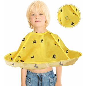 Children's haircut bib Waterproof non-stick baby hair cloth Hairdressing haircut home cloak Denuotop