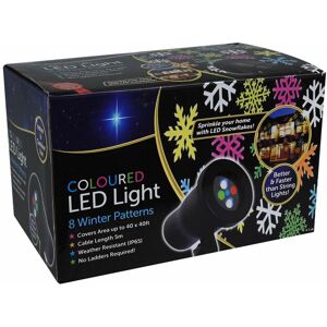 ASAB Starlight Multicoloured Laser Light - 8 Winter Patterns