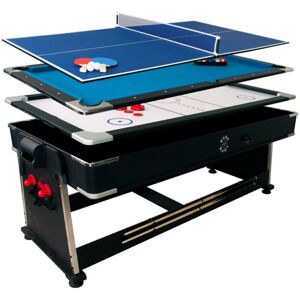 UNIQUEHOMEFURNITURE Folding Multi Games Table Professional Pool Air Hockey Tennis Large Full Size 3