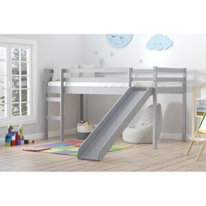 BIRLEA FURNITURE Frankie Midi Sleeper With Slide Grey - Grey